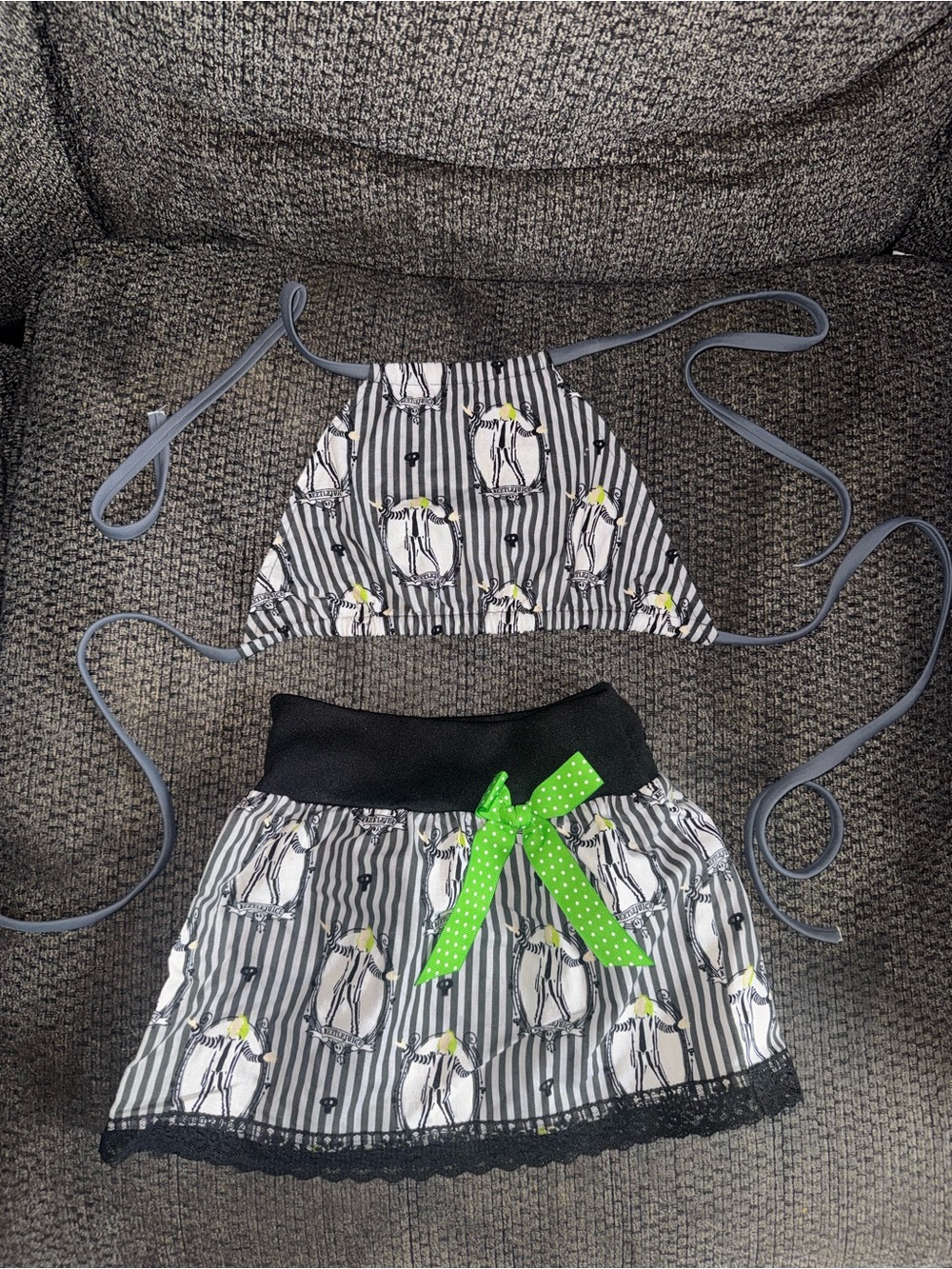 Paper Doll Productions Beetlejuice Inspired Halloween Pageant Set 2T 3T